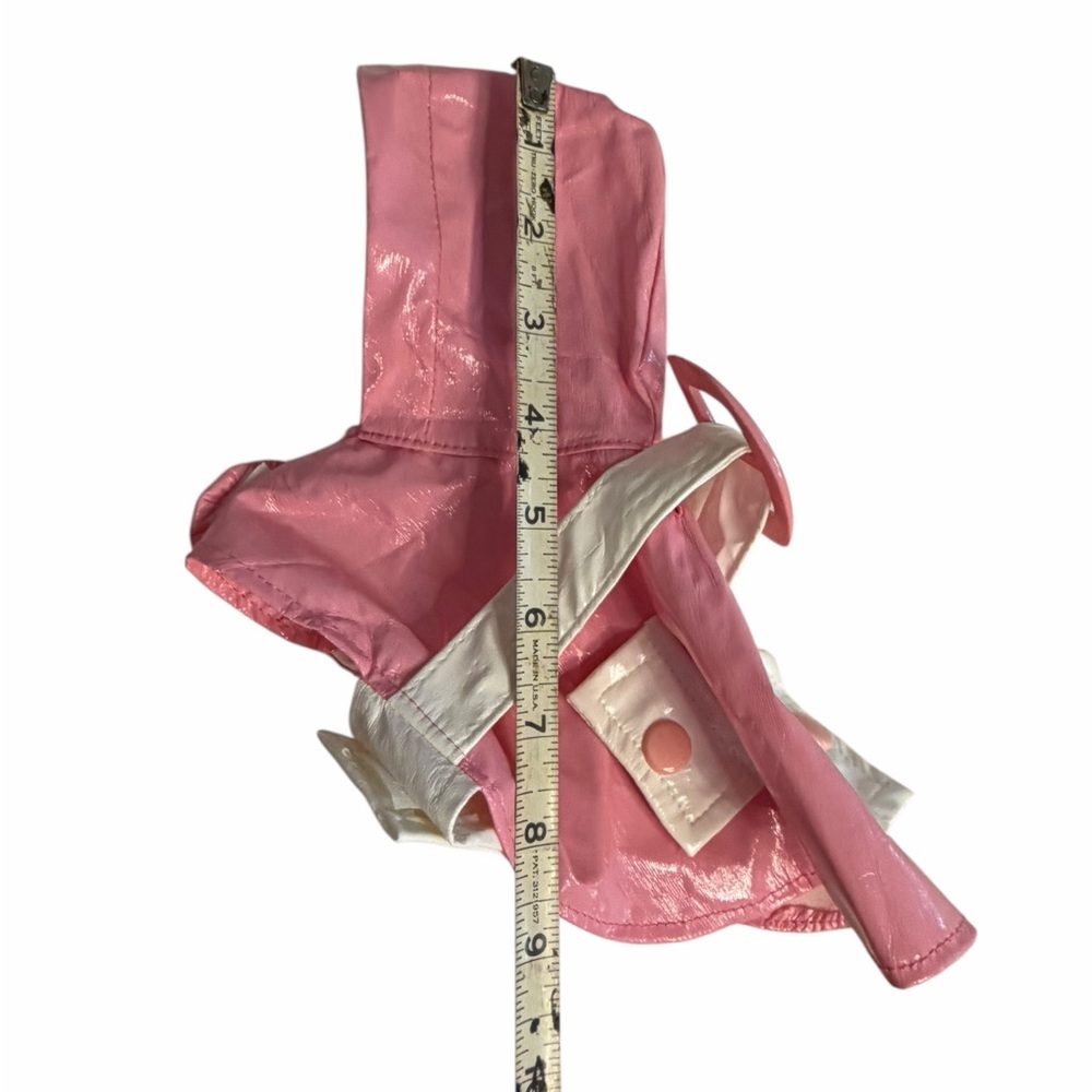 Pink & White Penn-Plax XXS Mini Dog Raincoat - Picture 13 of 13